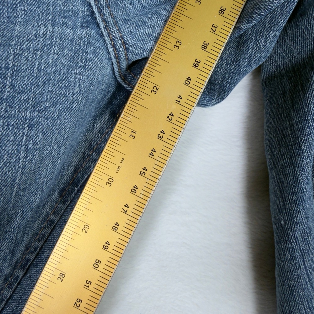 Wrangler Jeans Mens Blue Denim Western Cowboy Straight Leg Size 34x31 - Picture 5 of 8